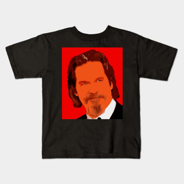 jeff bridges Kids T-Shirt by oryan80